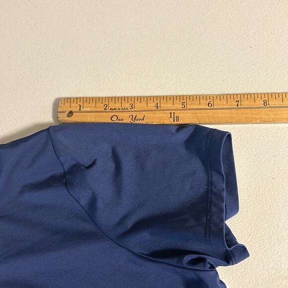 EP Pro NY Short Sleeve Color Block Polo | Womens Golf Top - White/Navy B… - Picture 14 of 16